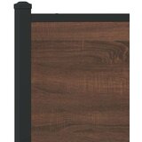 Metalni okvir kreveta bez madraca smeđa boja hrasta 183x213 cm | shoptok.hr
