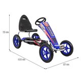 Go-kart na pedale Full Ahead AIR - plavi | shoptok.hr