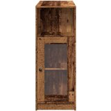 vidaXL Barska miza s policami starinski les 101x40x103,5 cm inž. les | Shoptok.si