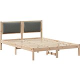  Konstrukcija postelje z vzglavjem Temno siva 150 x 200 cm, (5000101398) | Shoptok.si