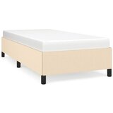 The Living Store Posteljni okvir krem 80x200 cm blago - Posteljni Okvir, (21526732) | Shoptok.si