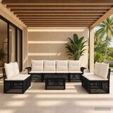  Sjedeća garnitura za vrt 8 kom. poliratan 70,5 x 62 x 70 cm | shoptok.hr