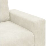  Dvosedežna garnitura krem barve, 120 cm, iz žameta, (22054610) | Shoptok.si