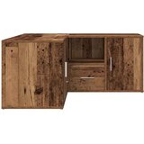  Kutni ormarić boja starog drva 160x40x45 cm konstruirano drvo | shoptok.hr
