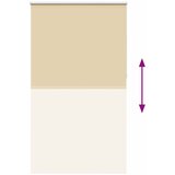 Rolo zavjesa Blackout Bež 120x210 cm Širina tkanine 116,6 cm | Eponuda.com