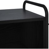  TV ormar 140 x 39,5 x 50 cm Crni hrast Konstruirano drvo | shoptok.hr