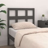  Uzglavlje za krevet sivo 95 5 x 4 x 100 cm od masivne borovine | shoptok.hr