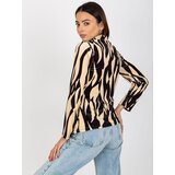 RUE PARIS Blouse-RP-BZ-8187-1.02X-black-beige | shoptok.hr