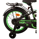  Dječji bicikl Volare Thombike 16" s dvije ručne kočnice crno-zeleni | shoptok.hr