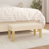  Klupa krem 70 x 30 x 30 cm od tkanine | shoptok.hr