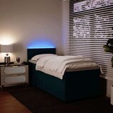 Box spring krevet s madracem plavi 80 x 200 cm baršunasti | shoptok.hr