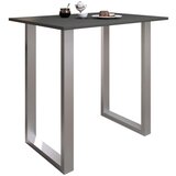 XXXL Barska Miza Xona, Barva Hrasta, Srebrna, 110x80cm | Shoptok.si