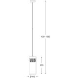 Zuma line P0389-01D-F7AC - kristalni visilica na sajli gem 1xG9/28W/230V | Eponuda.com