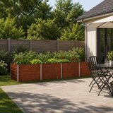 Povišeni vrtni krevet Rđa 320 x 80 x 55 cm corton | shoptok.hr