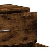 vidaXL Komoda 2 kosa dimljeni hrast 60x31x70 cm inženirski les | Shoptok.si