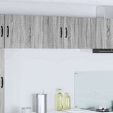 vidaXL Stenska kuhinjska omarica s polico Siva Sonoma 80 x 31 x 40 cm | Shoptok.si