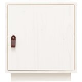  Noćni ormarići 2 kom bijeli 40 x 34 x 45 cm od masivne borovine | shoptok.hr