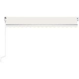  Automatska tenda sa senzorom za vjetar LED 400x350 cm krem | shoptok.hr