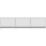TV ormarić s LED rasvjetom s ladicama Bijeli 165 x 34 x 40 cm | shoptok.hr