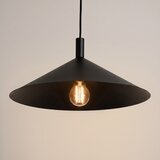 Sollux Črna jeklena viseča svetilka ø 40 cm Zylo – | Shoptok.si