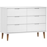  Ladičar MOLDE bijeli 113x40x80 cm od masivne borovine | Eponuda.com