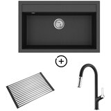  Set Quadro SQQ103W + slavina Grata Black metallic | shoptok.hr