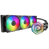 Cooler Master Komplet za tekočinsko hlajenje AIO Liquid Liquid 360 Atmos, 360mm, ARGB, črn | Shoptok.si