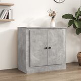  Komoda siva boja betona 70x35,5x67,5 cm od konstruiranog drva | shoptok.hr