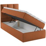 MID.YOU POSTELJA Z VZMETNICO 90 cm x 200 cm , les, tekstil, leseni material opečnato rjava | Shoptok.si