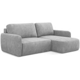 Makamii Svijetlo siva sklopiva/s prostorom za odlaganje kutna garnitura od šenila (s desnim kutom/s ležaljkom) Lilo – | shoptok.hr