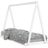  Okvir za dječji krevet bijeli 80 x 200 cm od masivne borovine | shoptok.hr