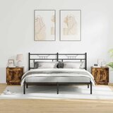  Noćni ormar 2 pcs Dimljeni hrast 44 x 34,5 x 45 cm | Eponuda.com