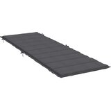 Jastuk za ležaljku prošarani antracit 186x58x4 cm od tkanine | shoptok.hr