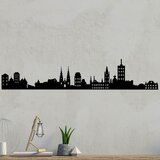 Wallity Zidna dekoracija Ottowa Skyline, 118x23 cm, 1.5 mm, Crna | ePonuda.com