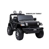 Lean_Toys Otroški avto na akumulator Jeep Wrangler Rubicon črna lea | Shoptok.si