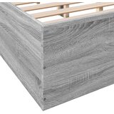  Okvir kreveta siva boja hrasta 140 x 200 cm konstruirano drvo | shoptok.hr