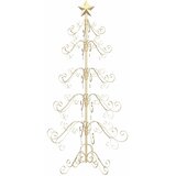  Metalna božićna jelka Zlatno 150 cm Čelik s prahom | shoptok.hr