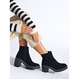 Shelvt Women's black ankle boots u