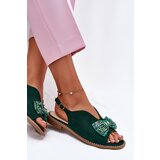 S. BARSKI Womens Sandals With Bow On Flat Heel S.Barski | Shoptok.si