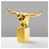 WALLXPERT Decorative Object zlatna figura Sauter 1 | Eponuda.com