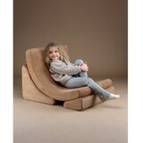 Wigiwama Smeđa dječja fotelja od samta Moon – | shoptok.hr