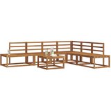  Set sofe 7 Komad Prirodna Čvrsto drvo akacije | shoptok.hr