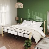  Za krevet crni metalni 200 x 200 cm | shoptok.hr
