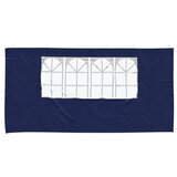  Zid šatora za zabavu 2 pcs 400 x 195 cm Plava PE i čelik | shoptok.hr