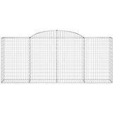  Lučne gabionske košare 17kom 300x50x120/140cm pocinčano željezo | shoptok.hr
