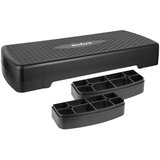Rebel ACTIVE Step klupa za aerobik i fitnes sa 2 nivoa visine crna 68cm RBA-3228-BK | Eponuda.com