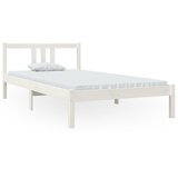 Furnova Posteljni okvir bel iz trdnega lesa 100x200 cm, (21938031) | Shoptok.si