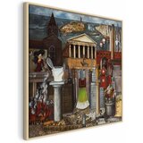 Slika - Frida Kahlo – My Dress Hangs There 60x60 U prirodnom drvenom okviru | shoptok.hr