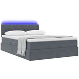 vidaXL postelja z dodatnim prostorom za shranjevanje in led osvetlitvijo, (5000106009) | Shoptok.si