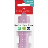  Ravnalo pvc 30 cm Sparkle Faber-Castell 172030 sort | Shoptok.si